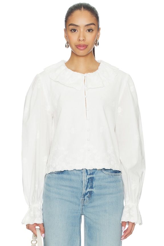 view 2 of 6 x REVOLVE Abigail Top in Soft White