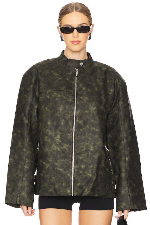 view 2 of 5 CHAQUETA VINTAGE PATINA in Black & Caper