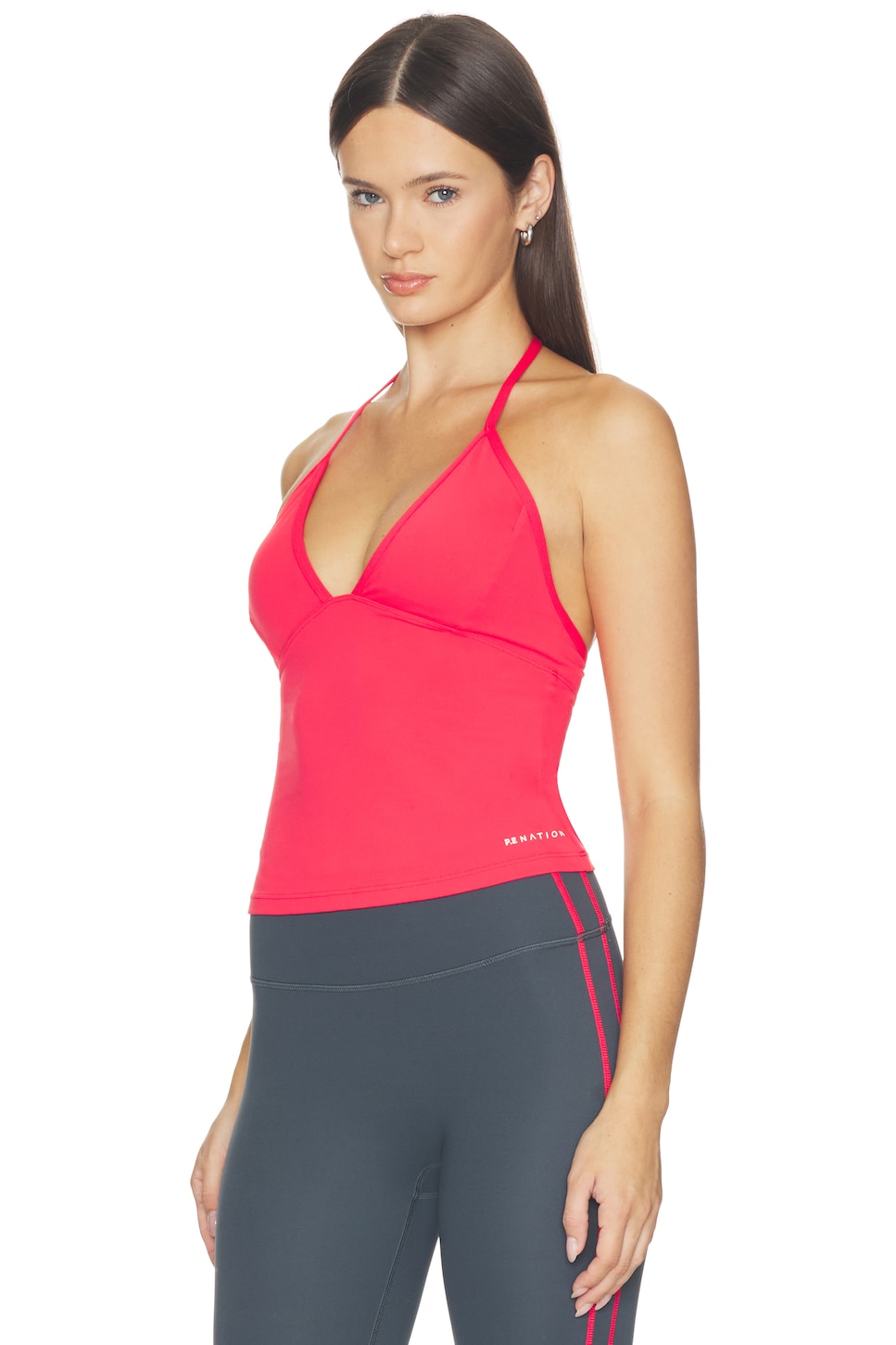 P.E NATION Signal Halter Tank Top