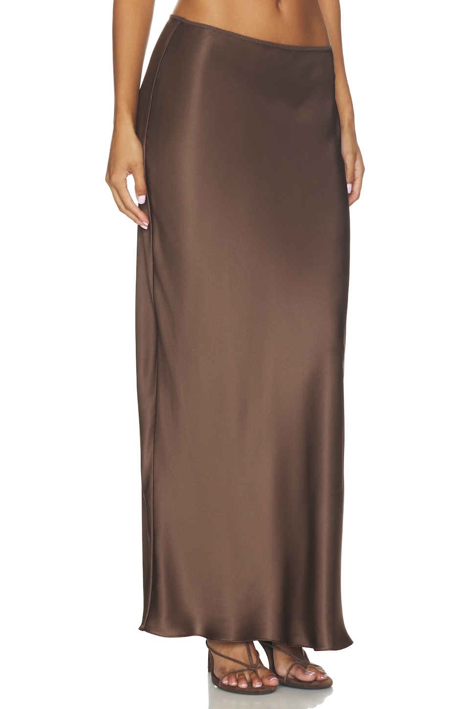 Sablyn Grace Scallop Trim Bias Maxi Pull On Skirt